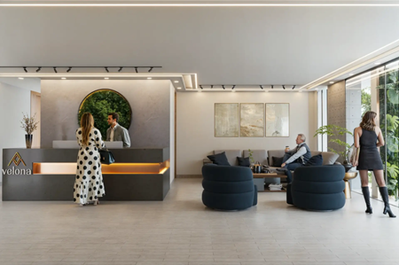 Lobby de proyectos inmobiliarios en La Estrella